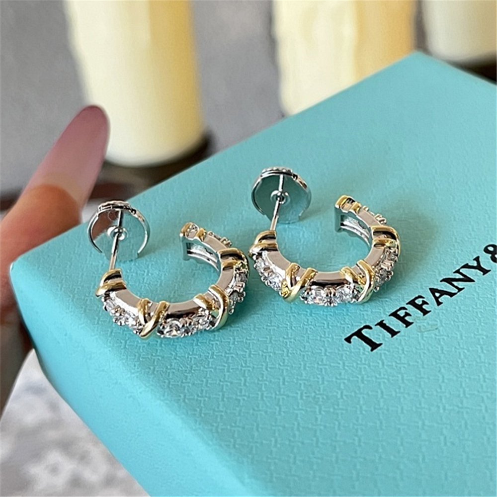 Tiffany Knot Hoop Earrings
