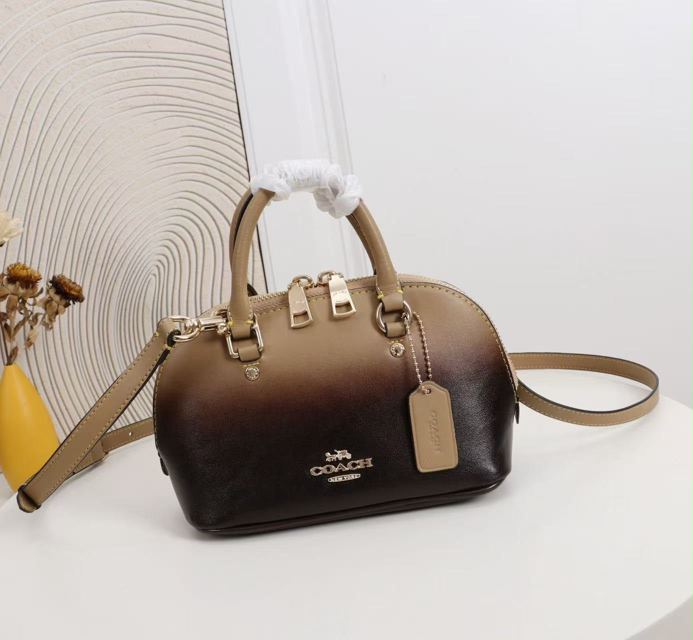 Mocha Fade Mini Satchel