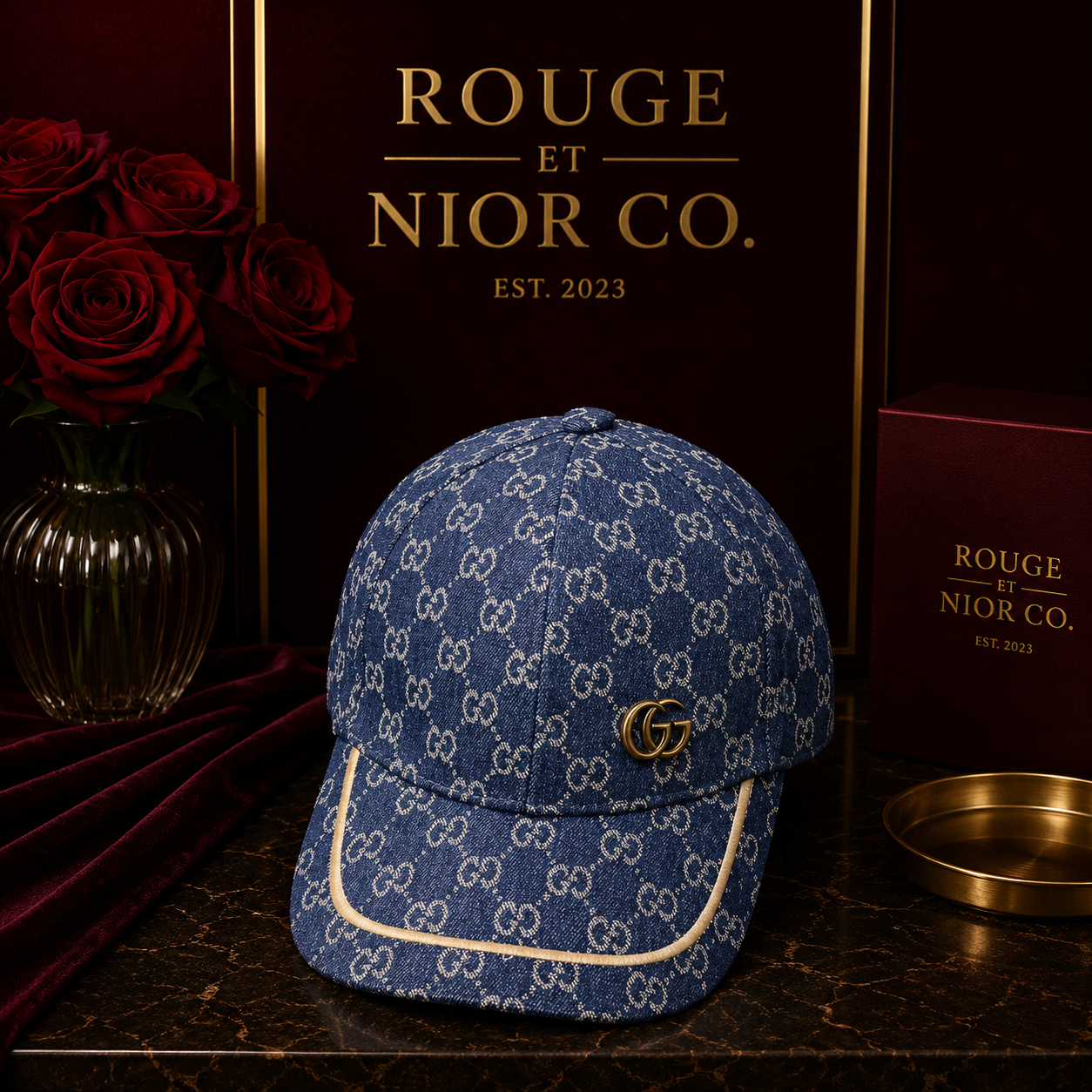 Denim GG Cap