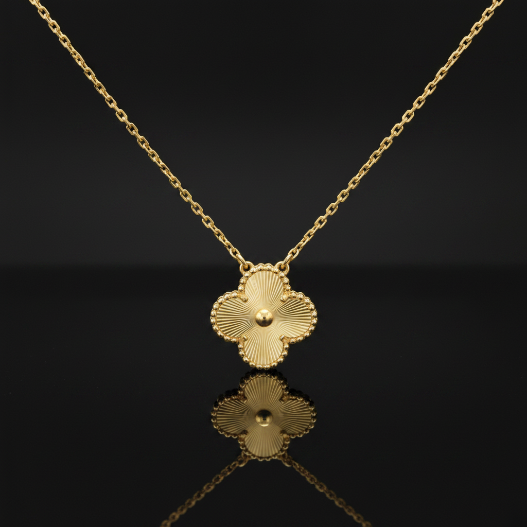 Motif Pendant Necklace — Gold