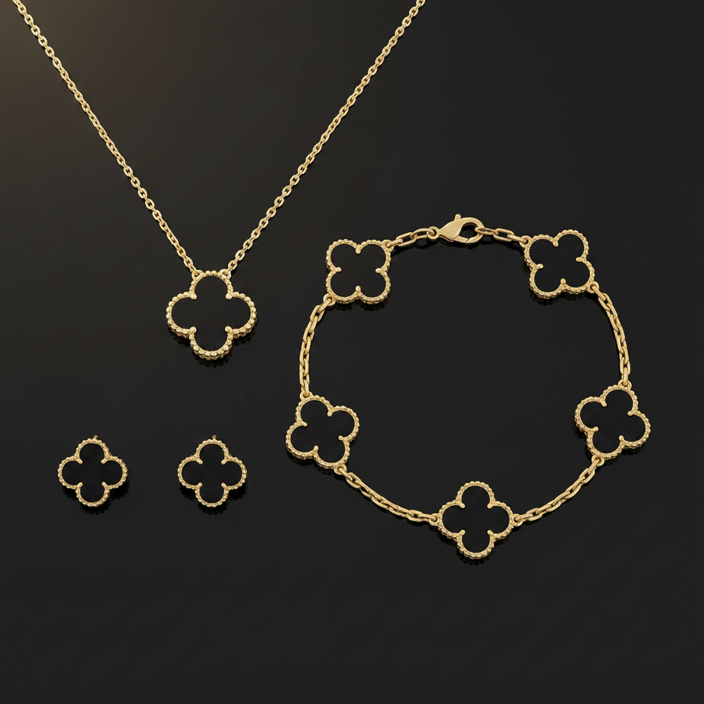 Motif Clover Set — Nior & Gold