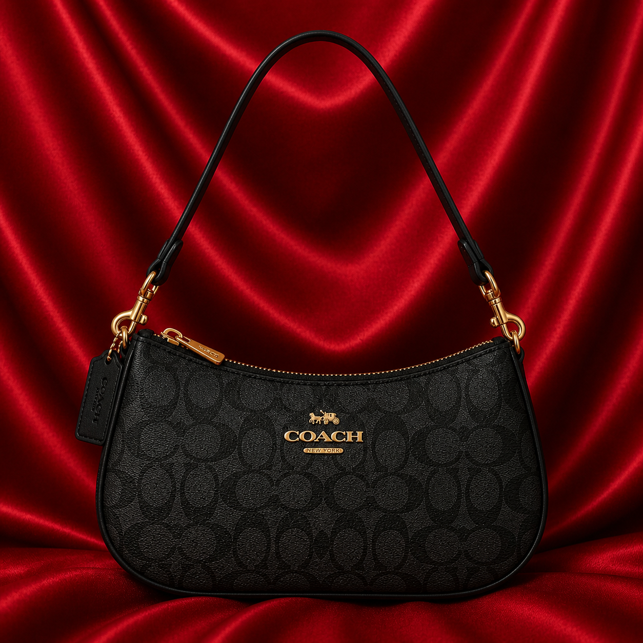 Monogram Signature Shoulder Bag