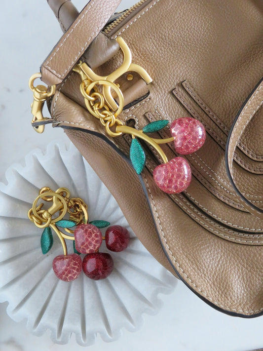 Cherry Bag Charm