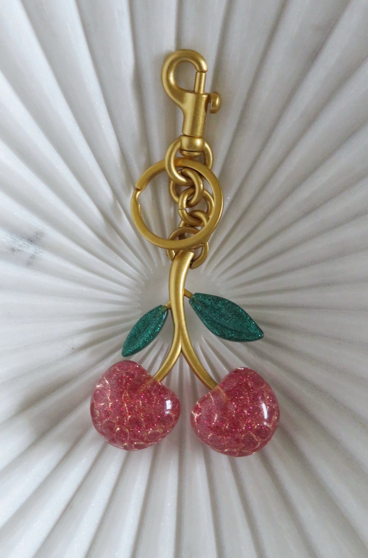 Cherry Bag Charm