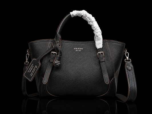 Noir Deerskin Luxe Satchel
