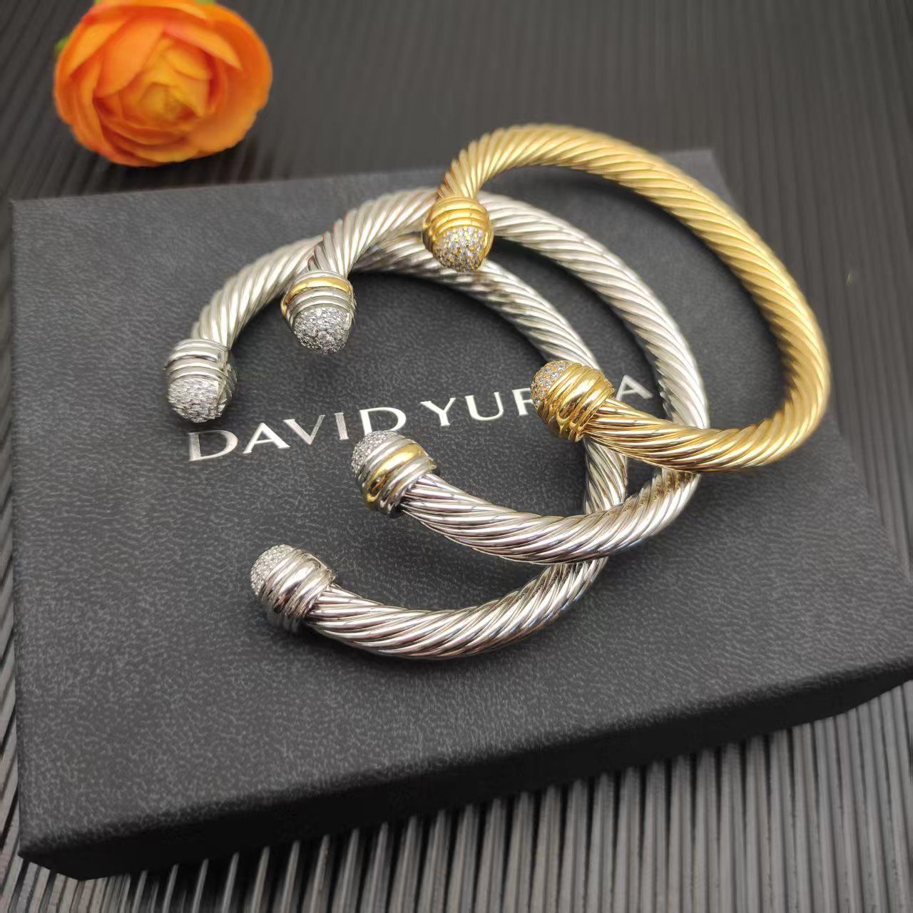 DY Bangle w/ pave