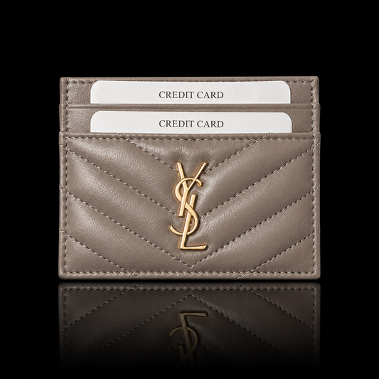 YSL Quilted Card Holder