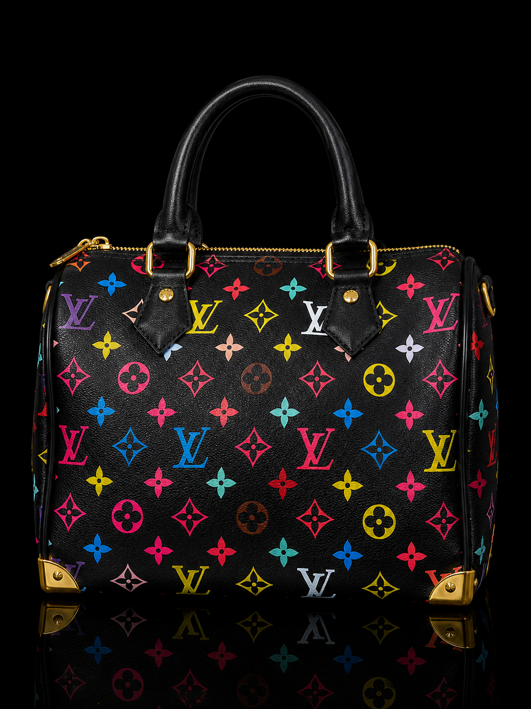 Multicolor Canvas Tote