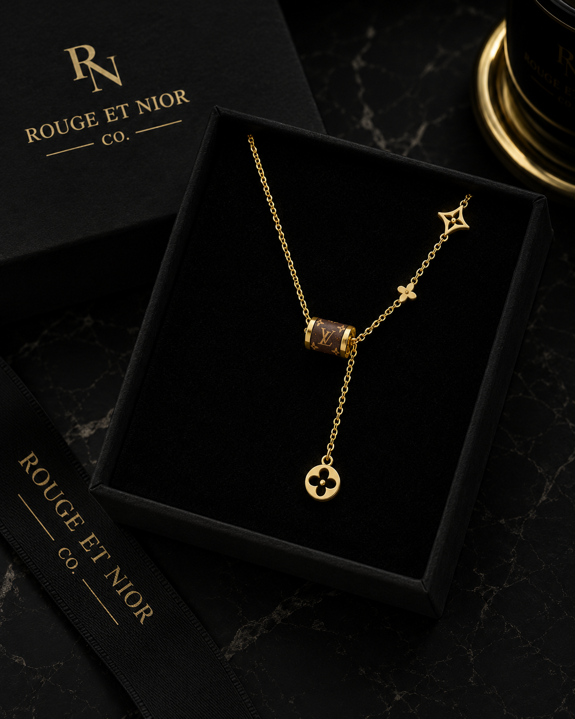 Mono Dangle Necklace