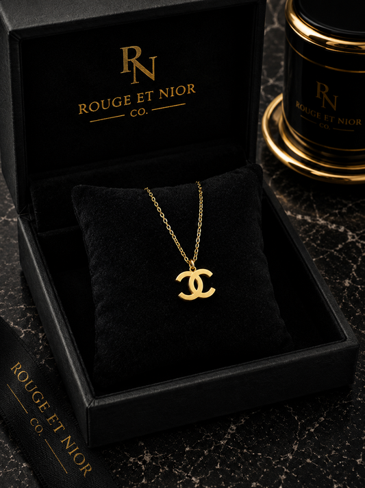 Gold CC Necklace