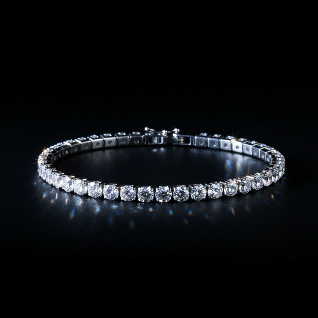 Silver Tennis Bracelet