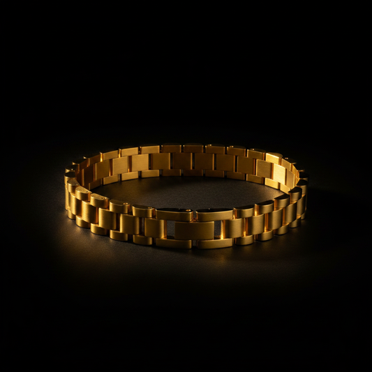 Gold-Tone Presidential Link Bracelet
