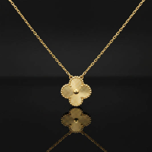 Motif Pendant Necklace — Gold