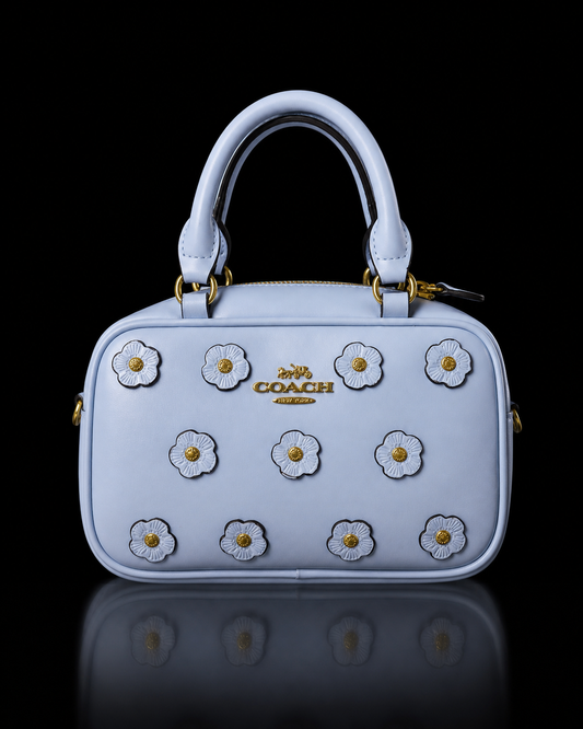 Mini Floral Appliqué Satchel