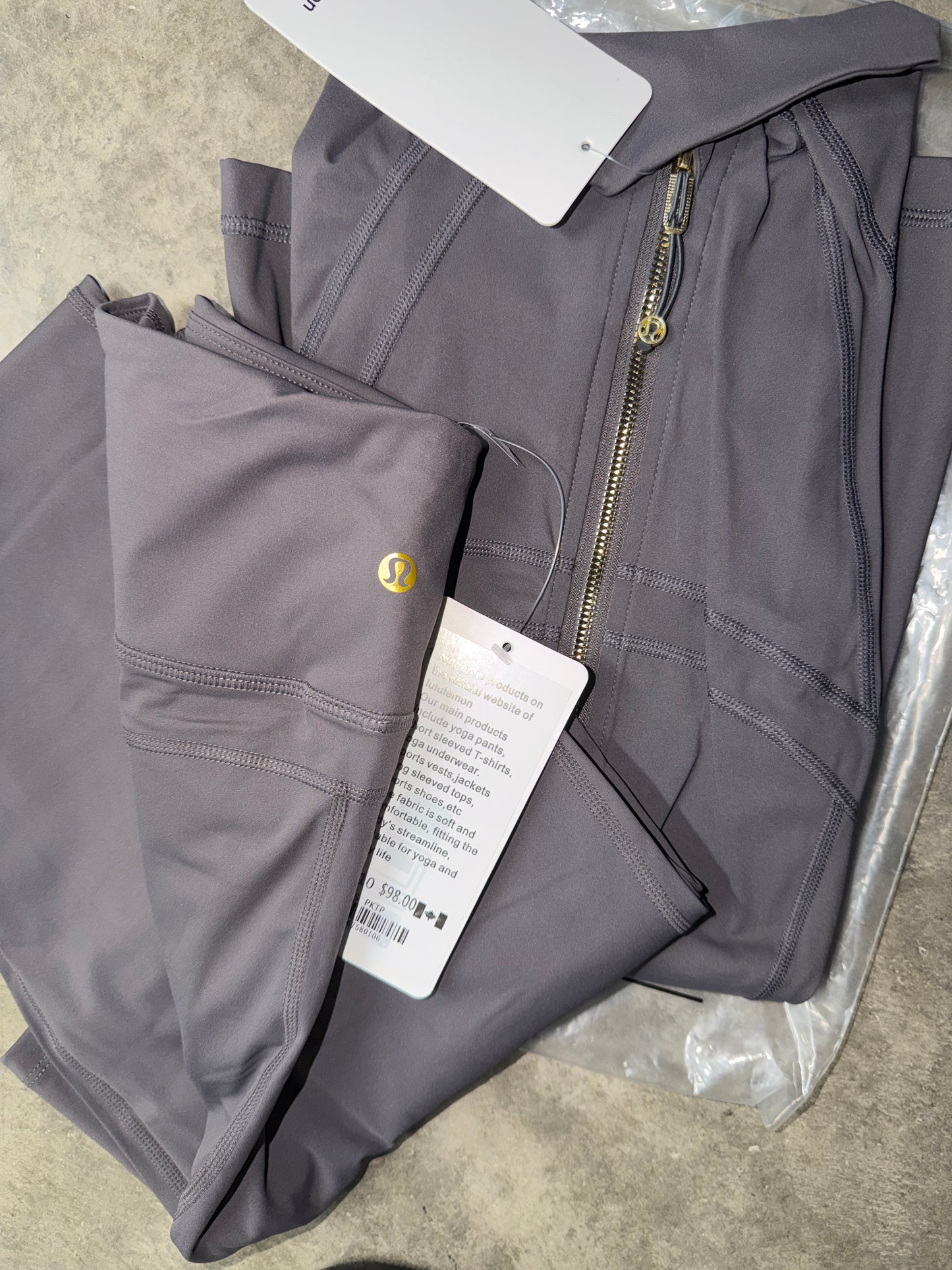 Lulu Define W/ Flare set — Purple Slate