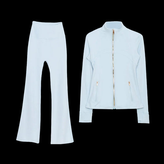 Lulu Define W/ Flare set — Sky Blue