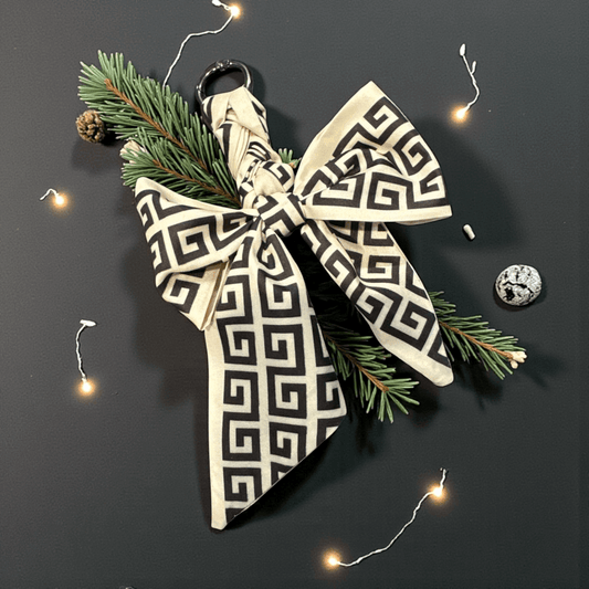 Braided Bow Bag Charm